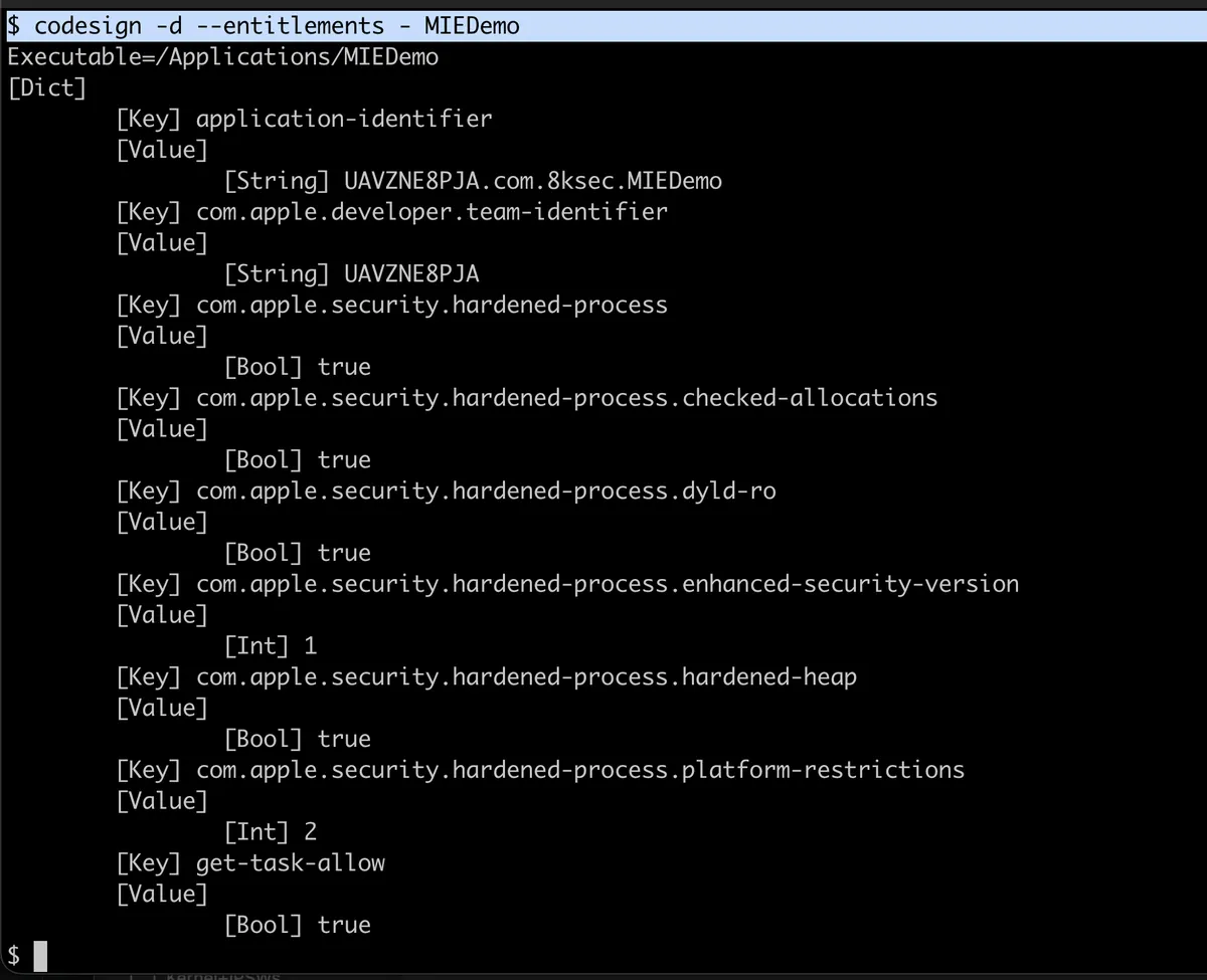 Enhanced Security with MIE
