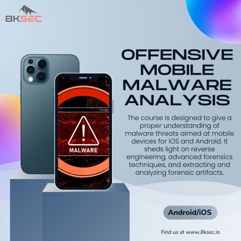 Offensive Mobile Malware Analysis