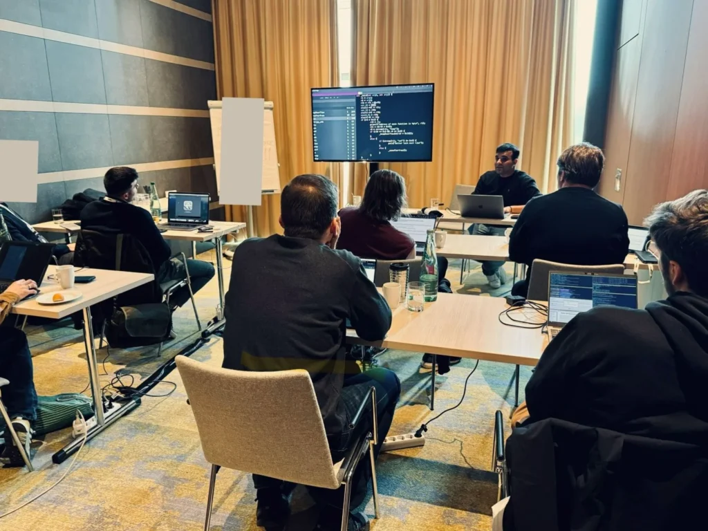 Group interaction training session