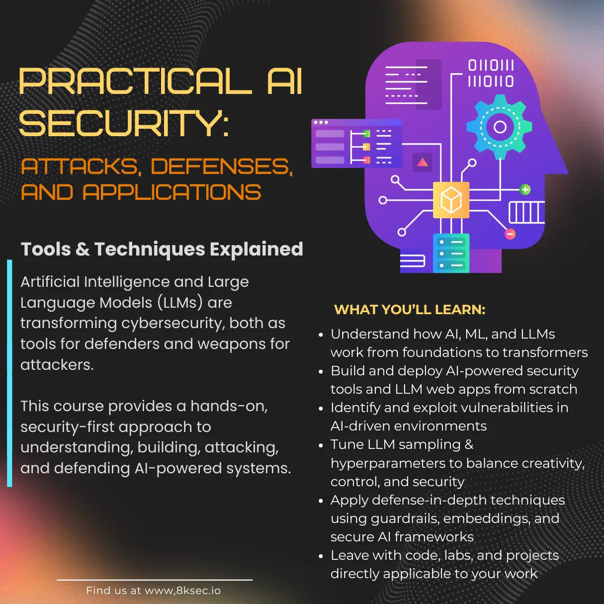 Practical AI Security: Attacks, Defenses, and Applications
