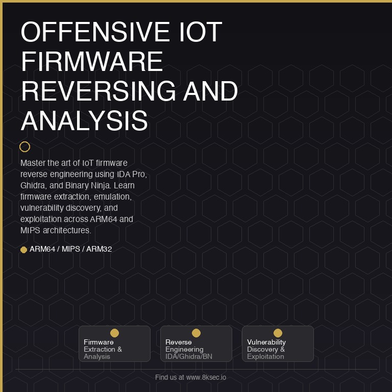 Offensive IoT Firmware Reversing and Analysis